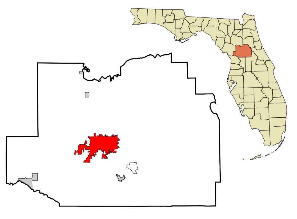 map of Marion County Florida
